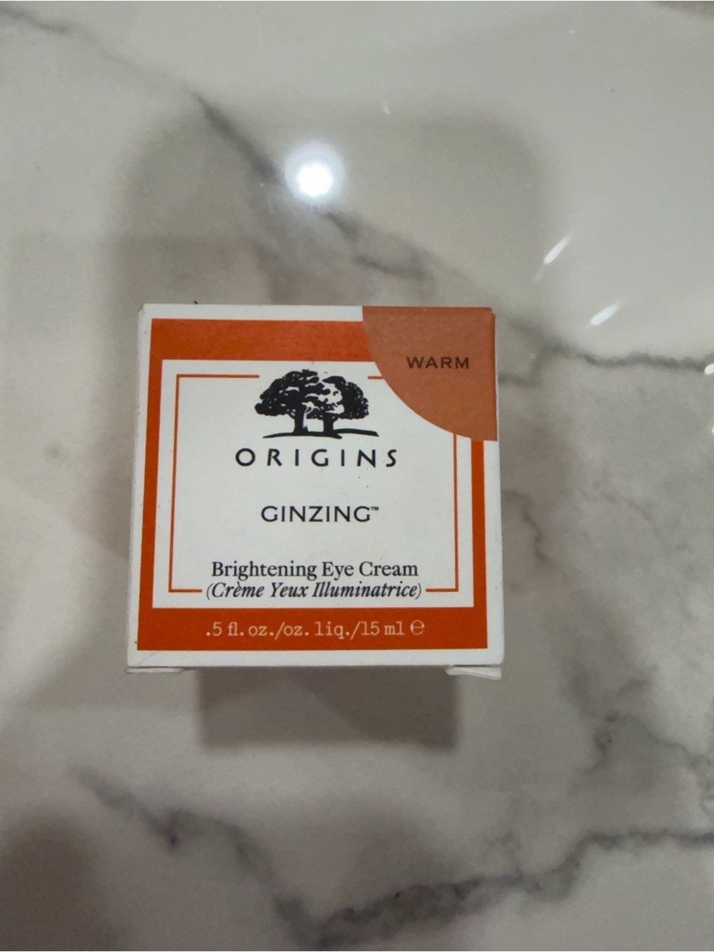 Origins GinZing Brightening Eye Cream - Orange & White